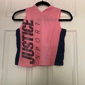 Justice Active Sport Tank Hoodie | Size 14/16
